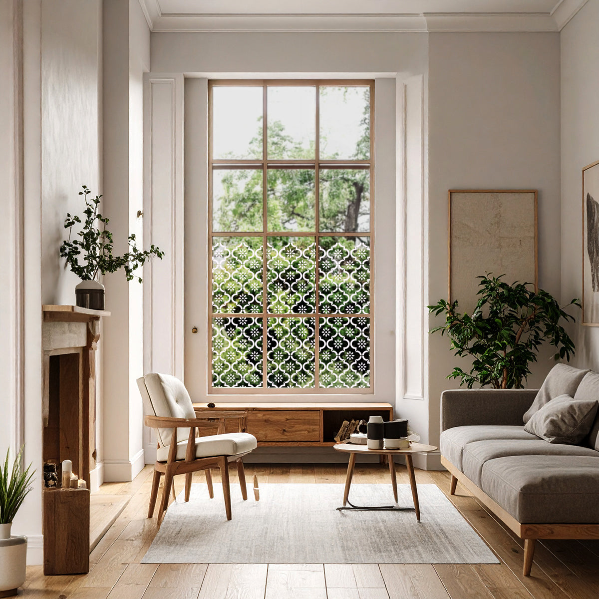 Jannah Clear Window Privacy Border (Clear)