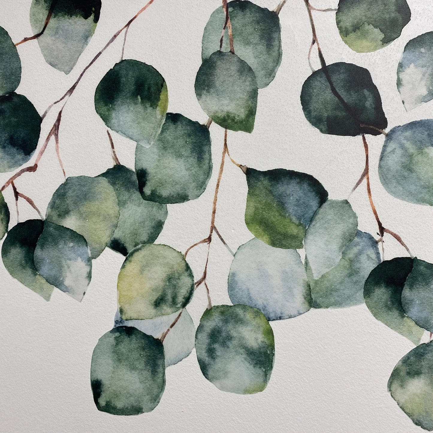 2x Eucalyptus Corner Wall Decals - Dizzy Duck Designs