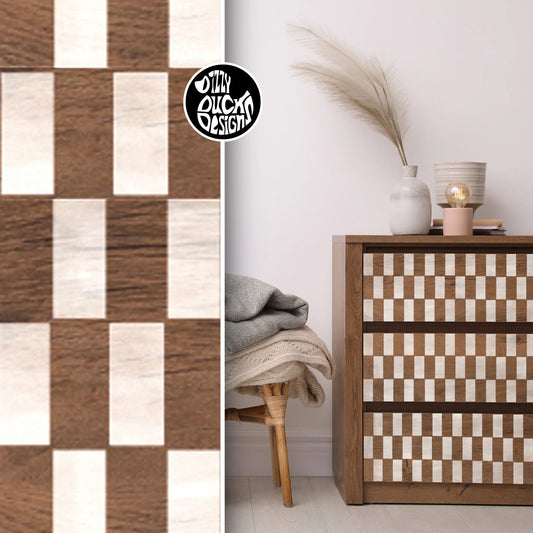 Stencil Checkerboard Rectangle Furniture Stencil Dizzy Duck Designs