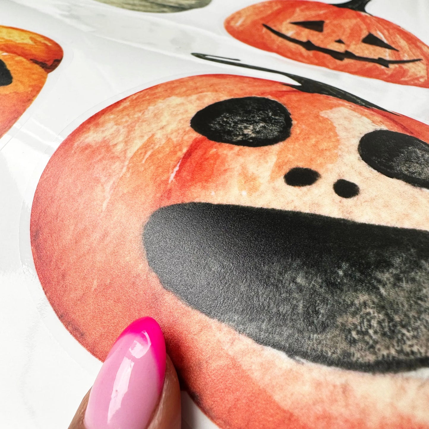 Halloween Pumpkin Gnome Window Decal Set - Dizzy Duck Designs