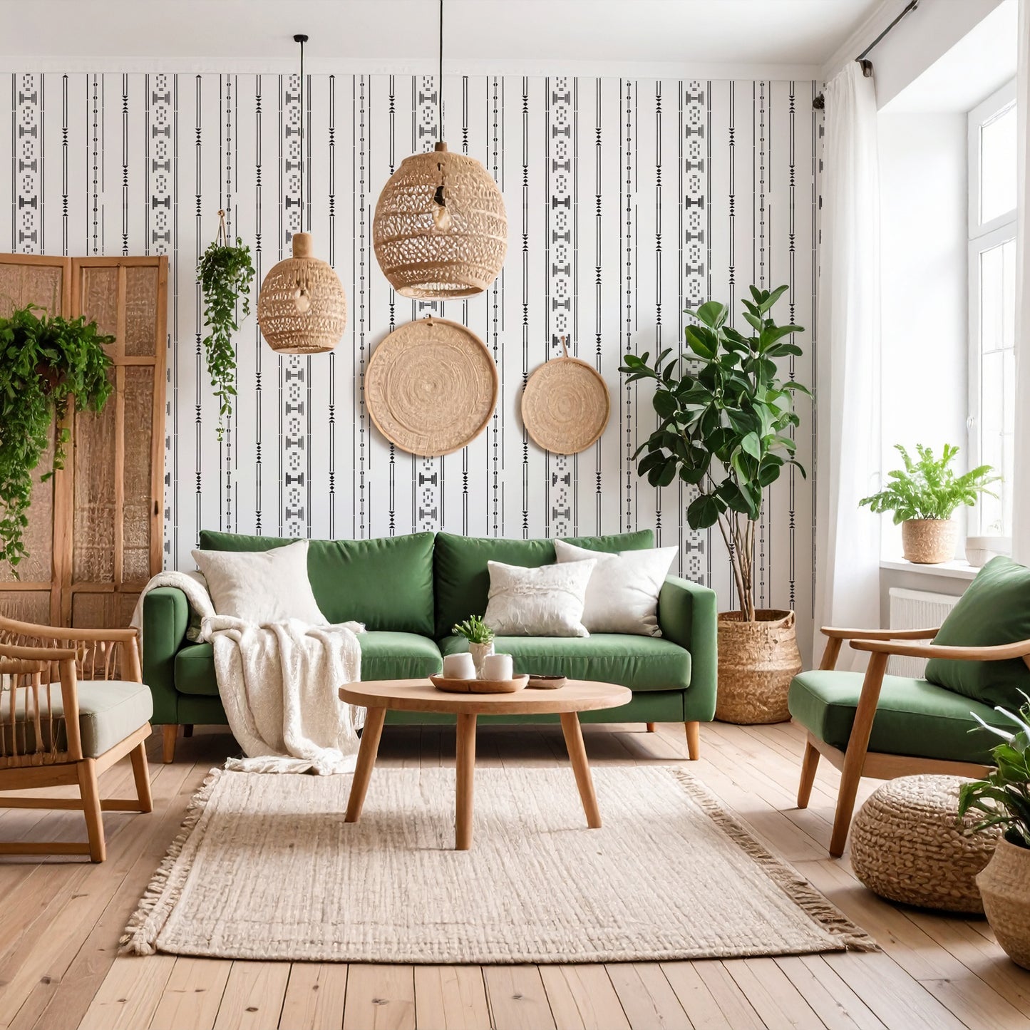 Montana Boho Wall Stencil