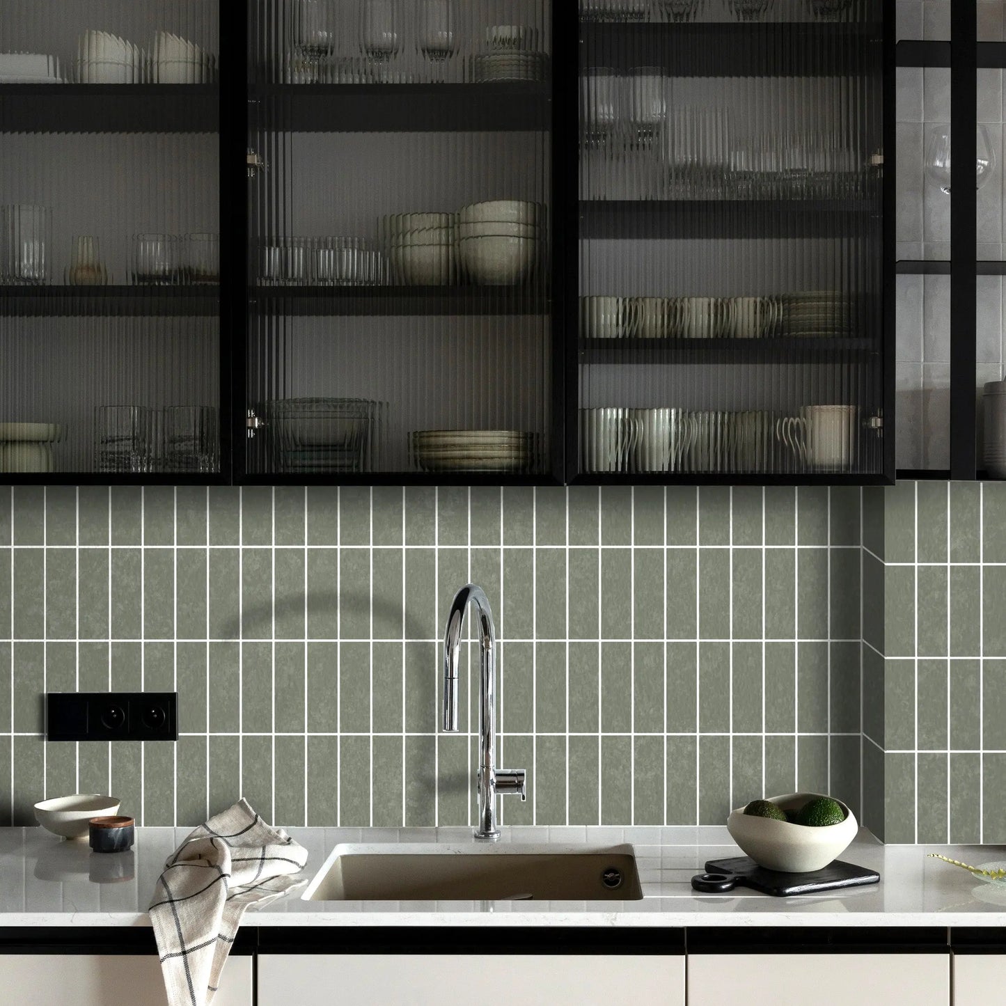 OTSU Wall Floor Tile Effect Stencil - Dizzy Duck Designs