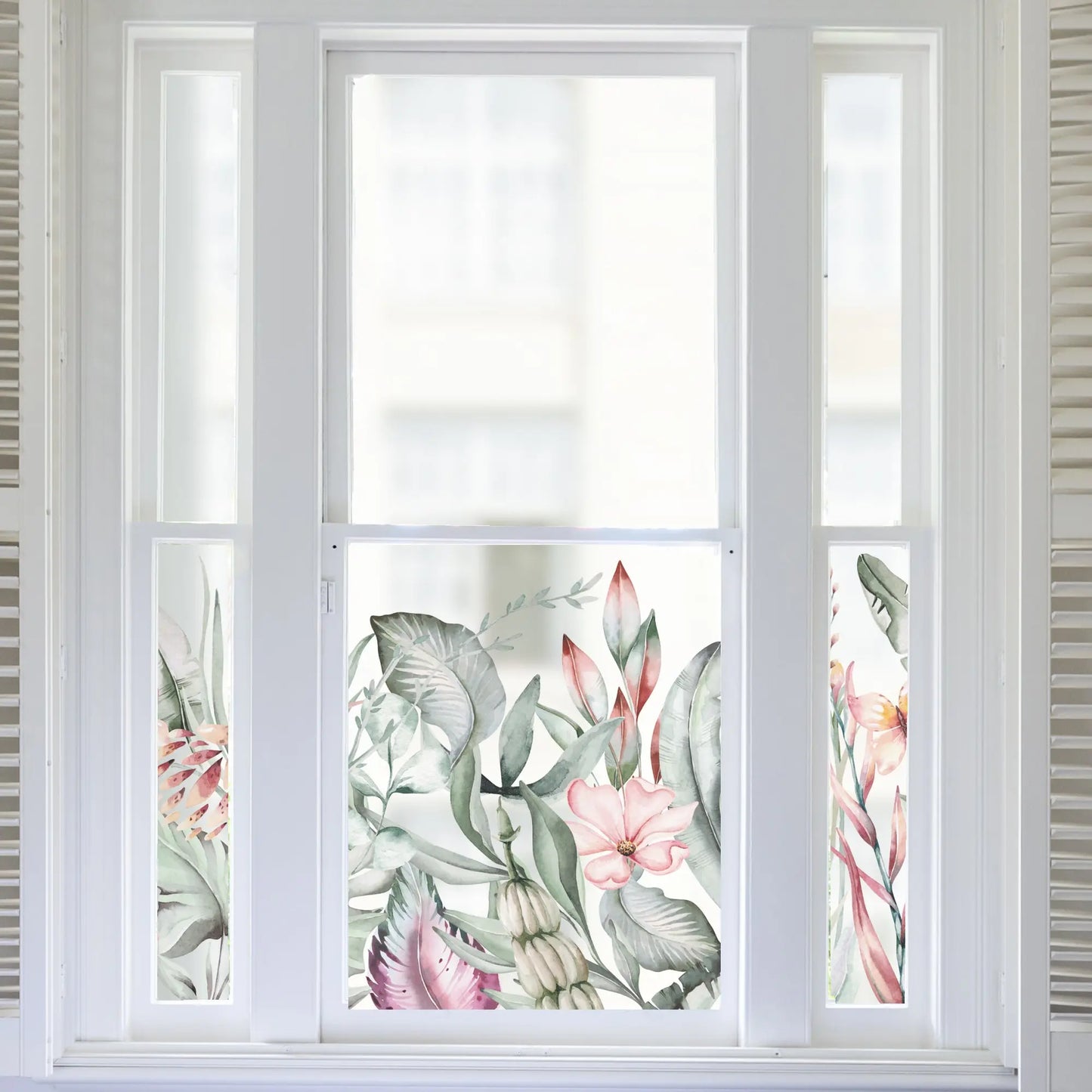 Tropical Banana Window Decal Border - Dizzy Duck Designs