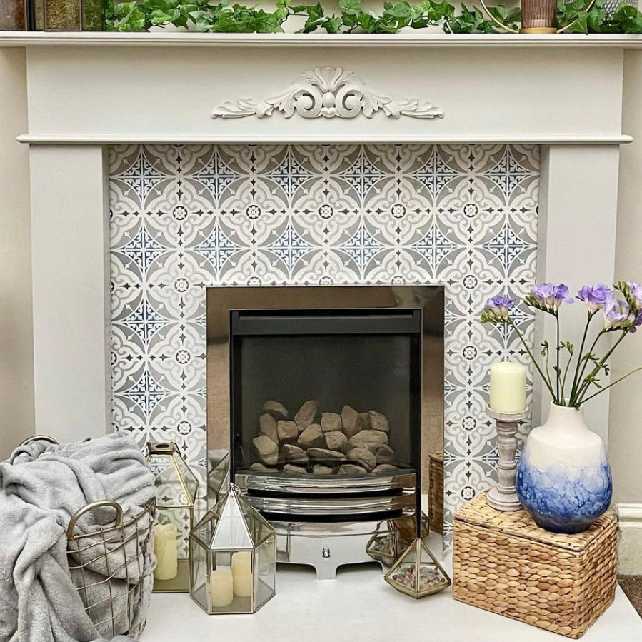 Turin Faux-Tile Stencil