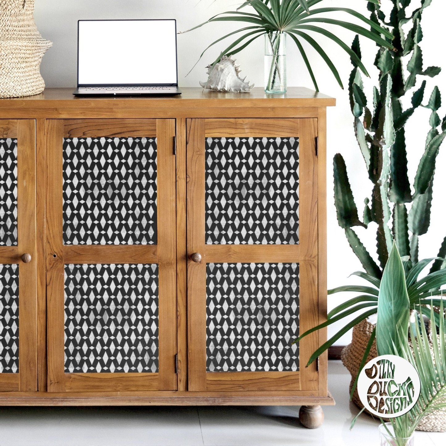 AGADIR Furniture Stencil - Dizzy Duck Designs