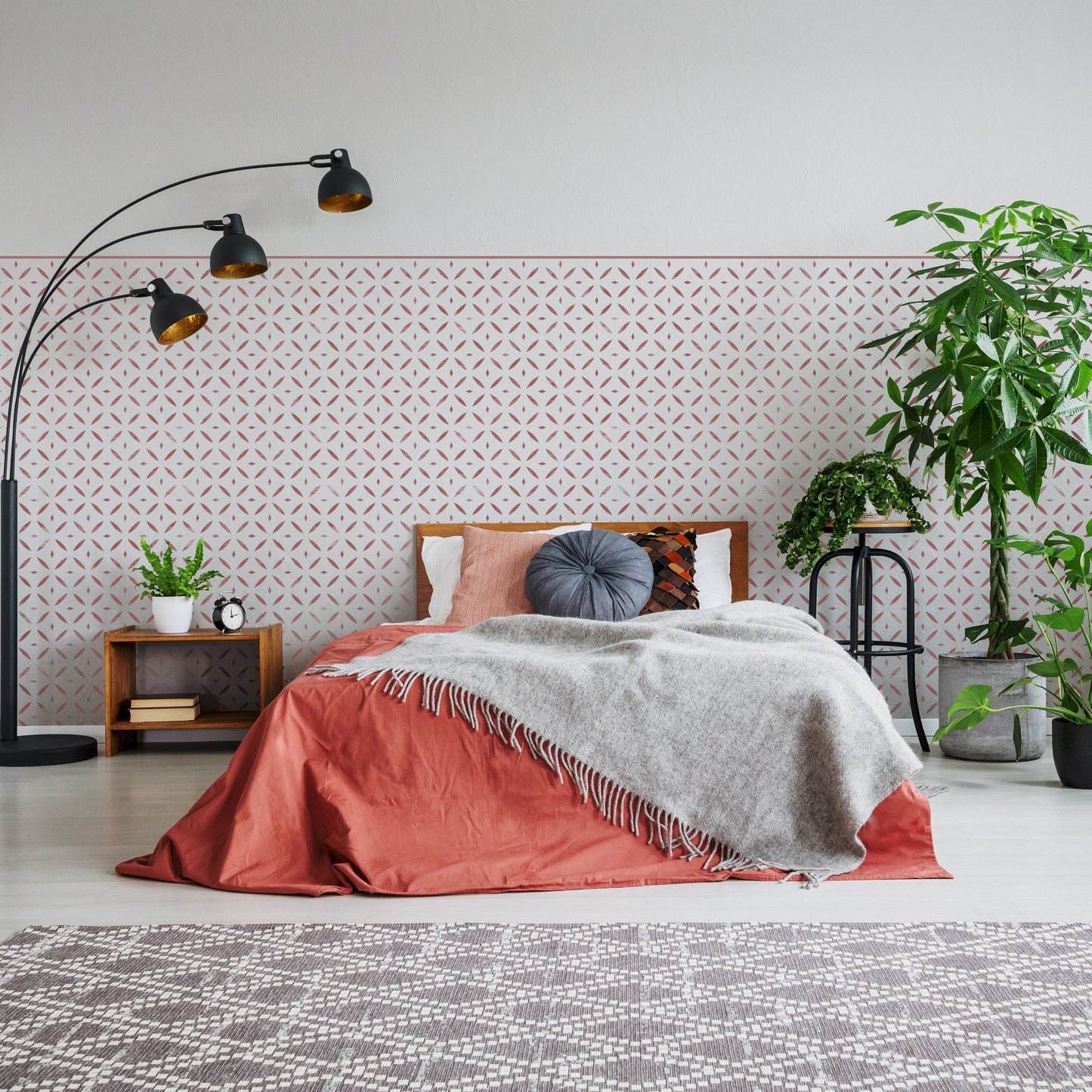 ALHAMBRA Wall Stencil - Dizzy Duck Designs