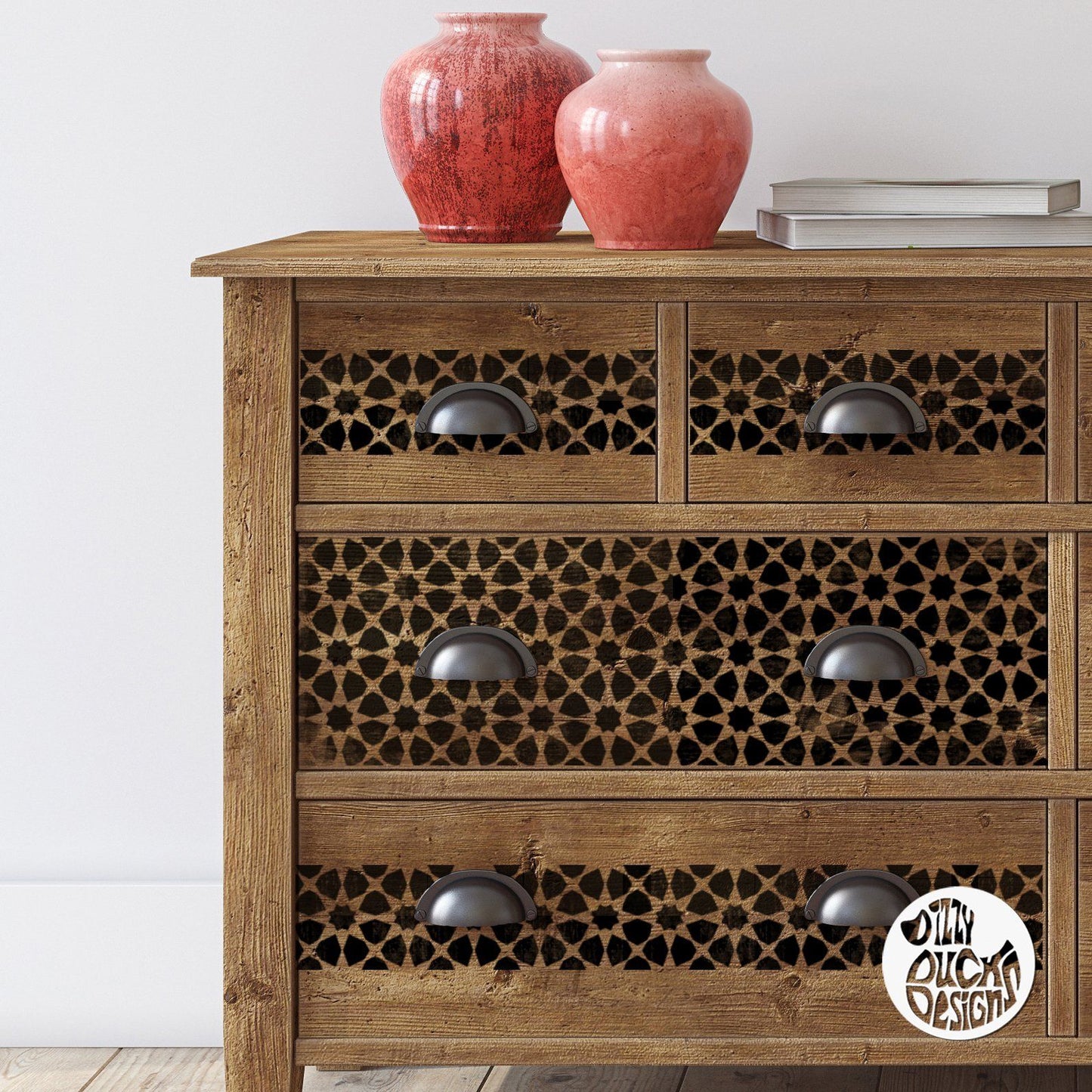 AMIRA Furniture Stencil - Dizzy Duck Designs