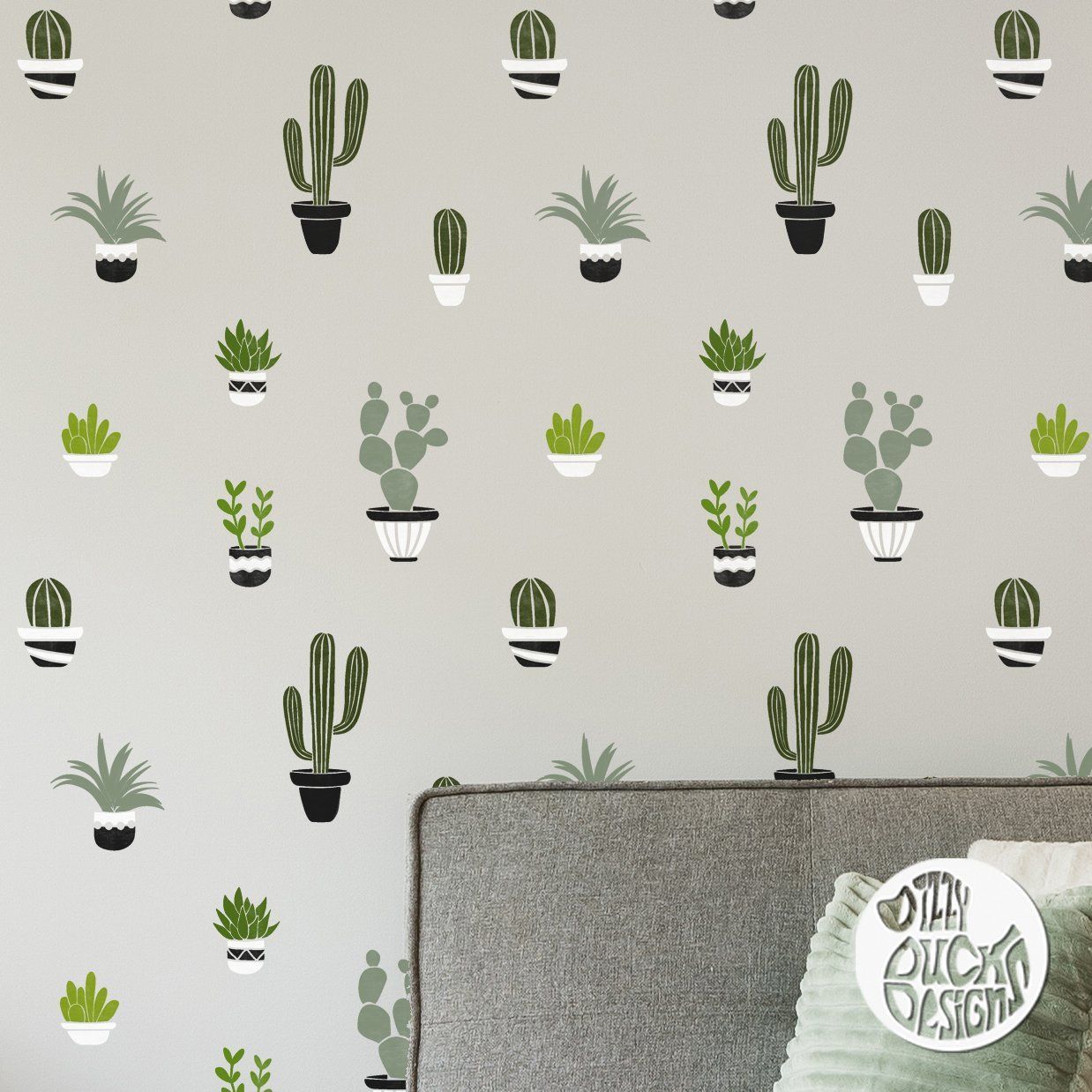 ARIZONA Wall Stencil - Dizzy Duck Designs