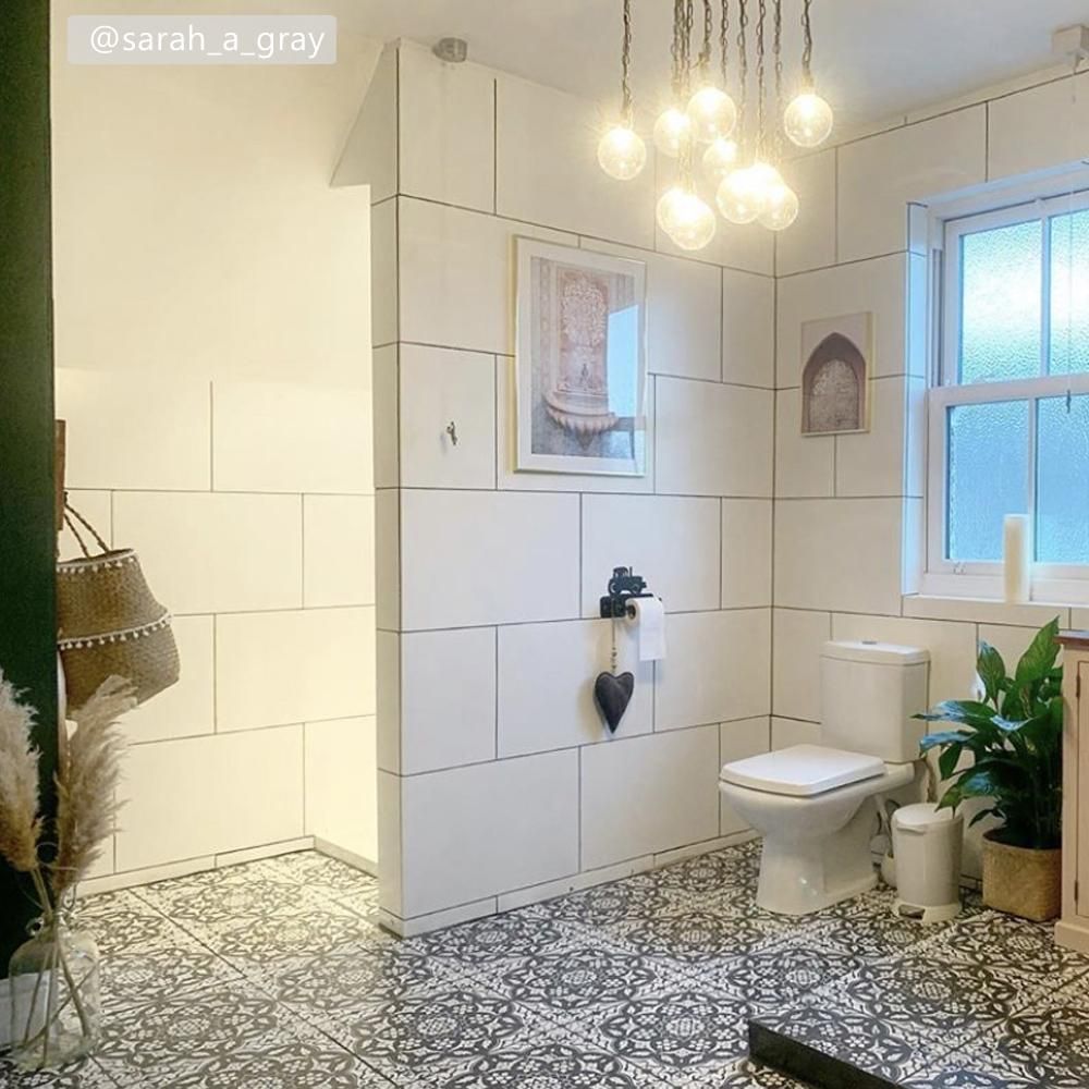 Azar Tile Stencil - Dizzy Duck Designs