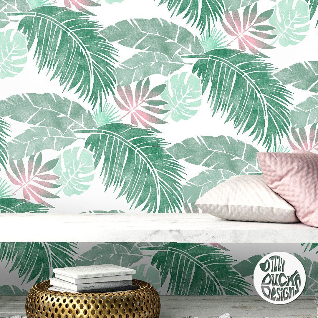 BEQUIA Wall Stencil - Dizzy Duck Designs