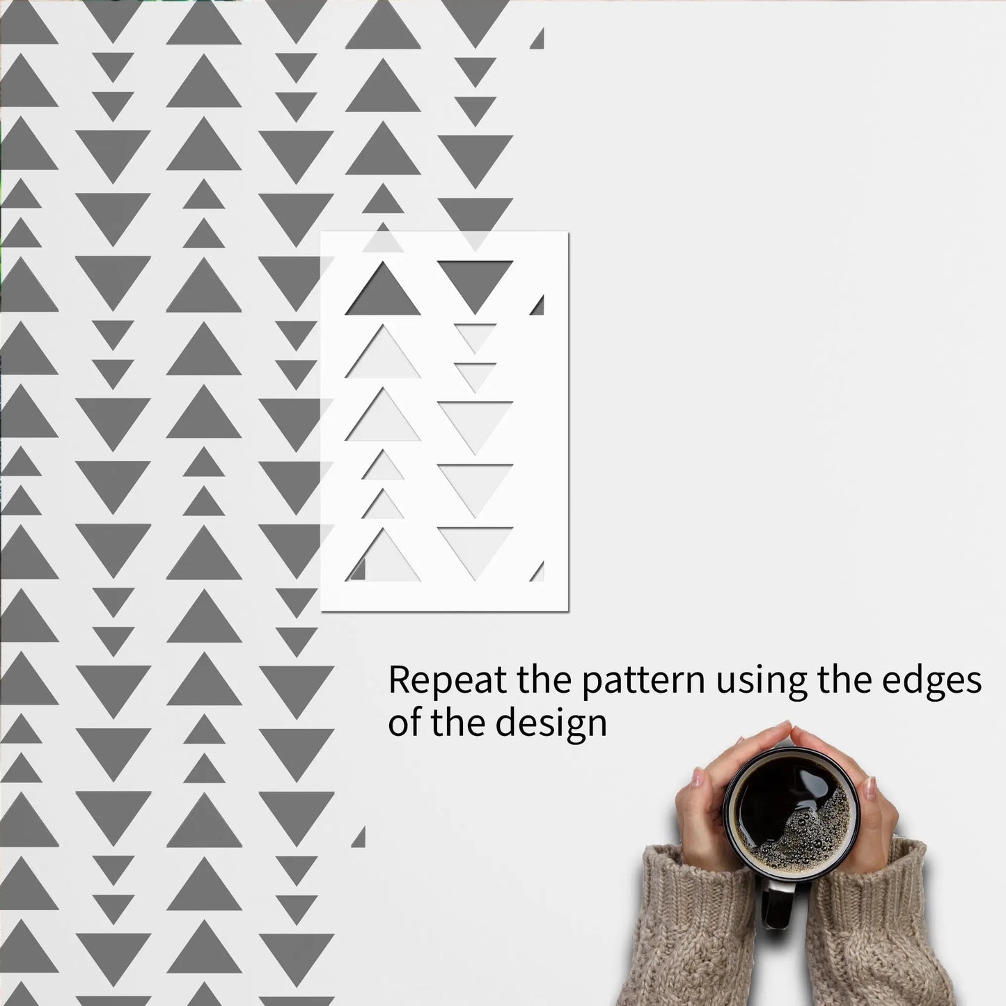 BERGEN Furniture Stencil - Dizzy Duck Designs