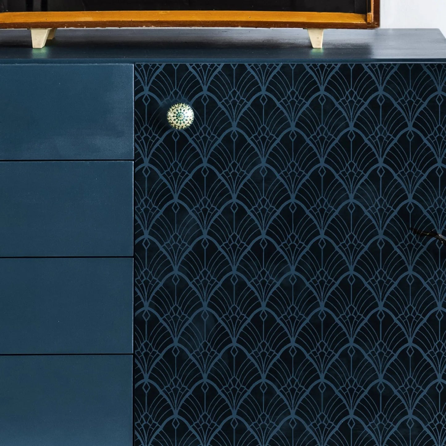 CHICAGO Furniture Stencil - Dizzy Duck Designs