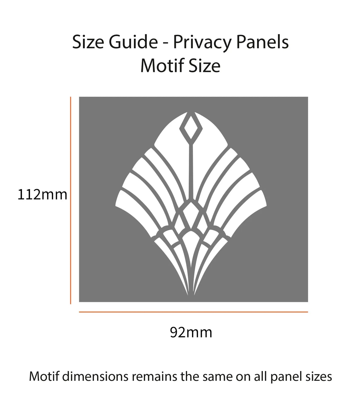 Chicago Frosted Window Privacy Panel - Dizzy Duck Designs