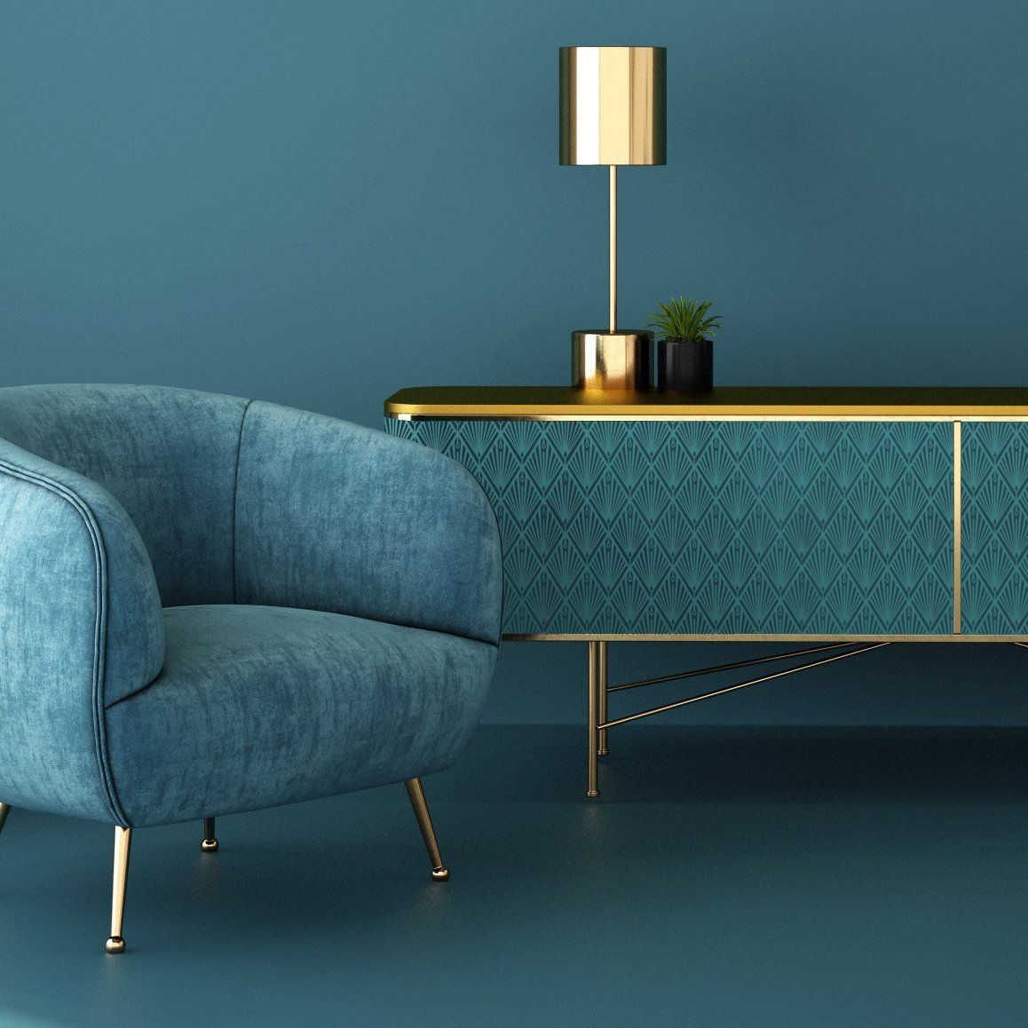 EMPIRE Furniture Stencil - Dizzy Duck Designs