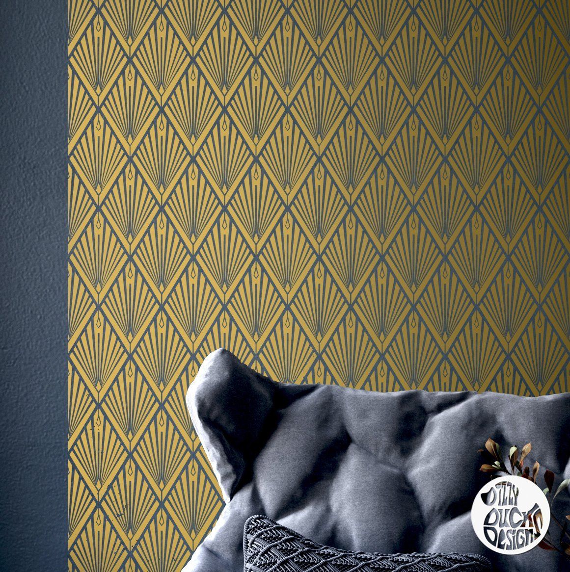 EMPIRE Wall Stencil - Dizzy Duck Designs