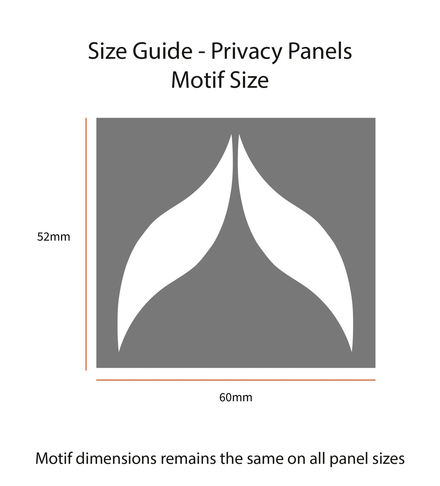 Garbo Frosted Window Privacy Panel - Dizzy Duck Designs