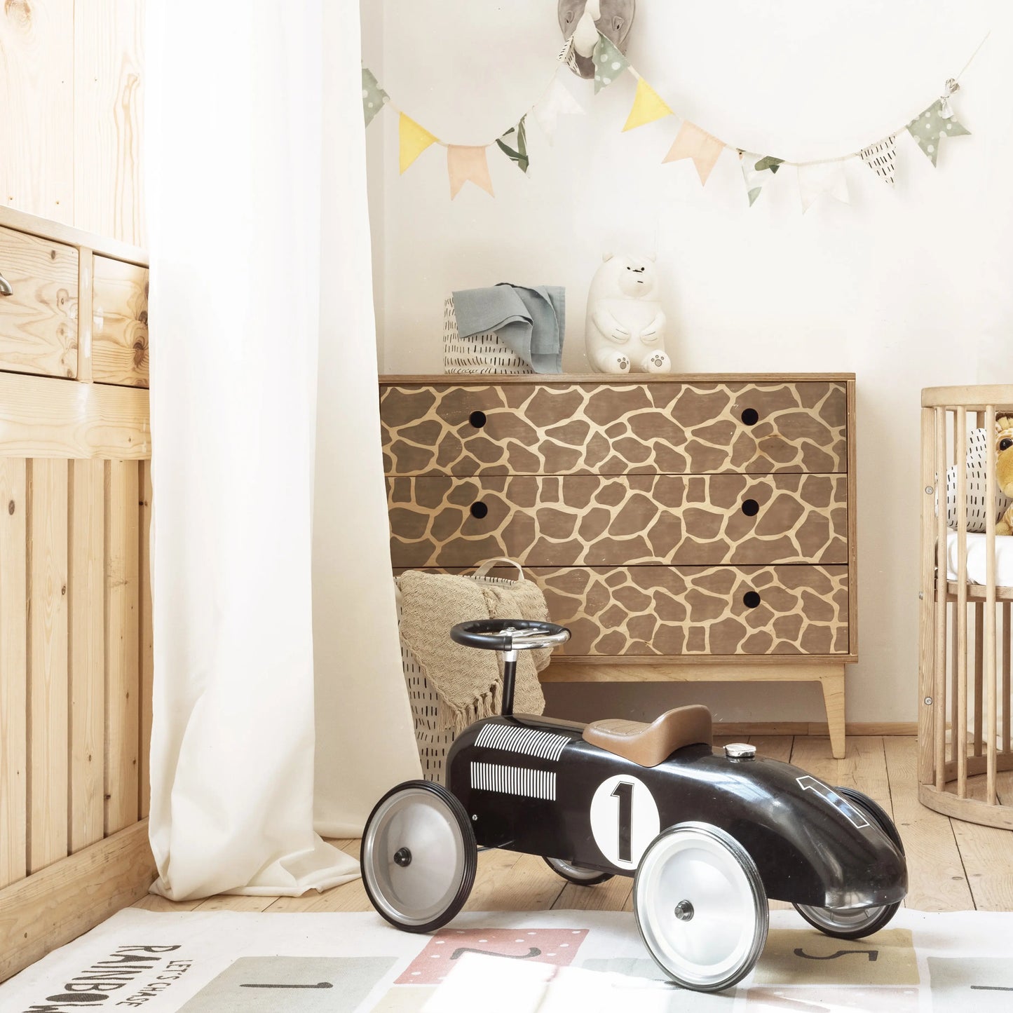 Giraffe Furniture Stencil - Dizzy Duck Designs