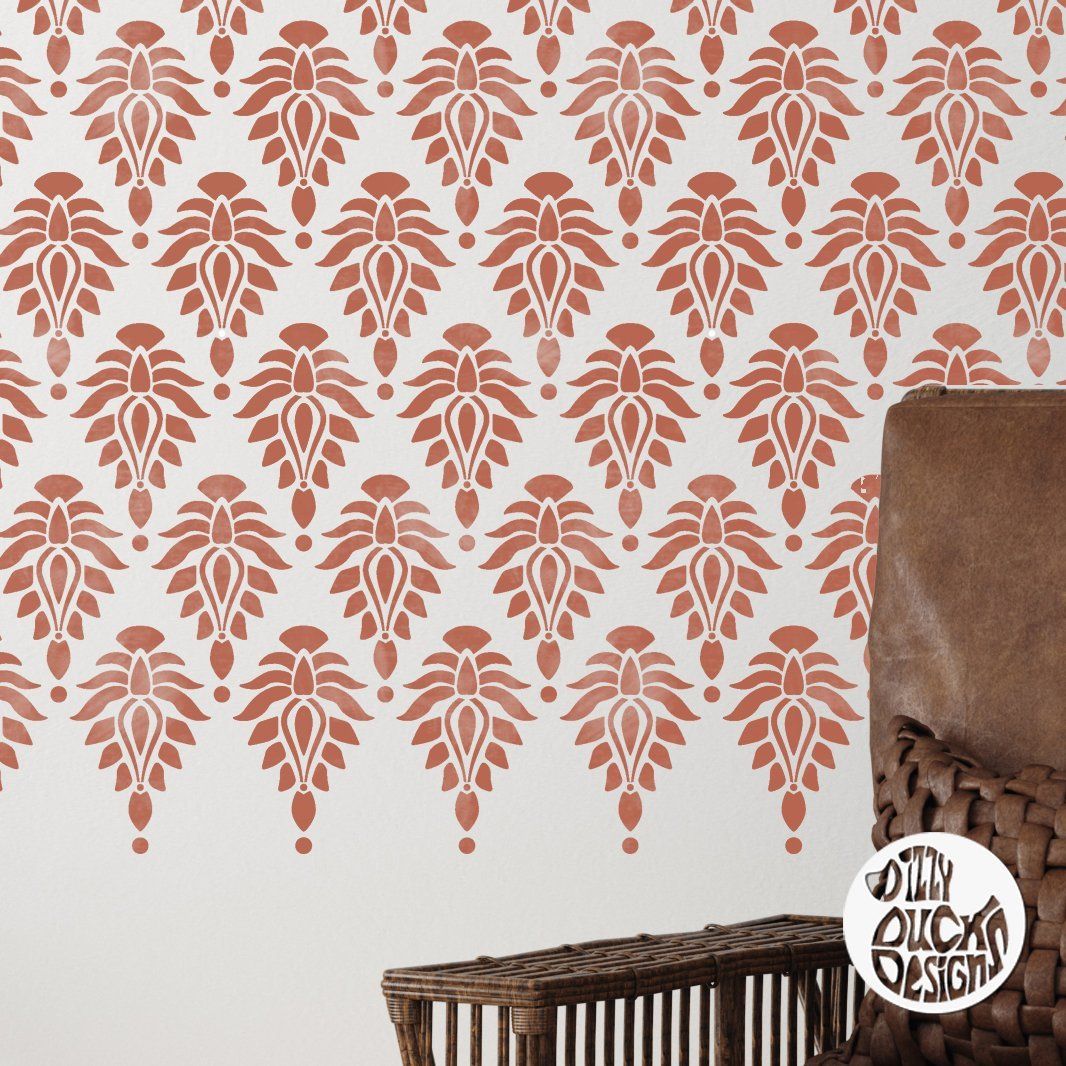 INDORE Wall Stencil - Dizzy Duck Designs
