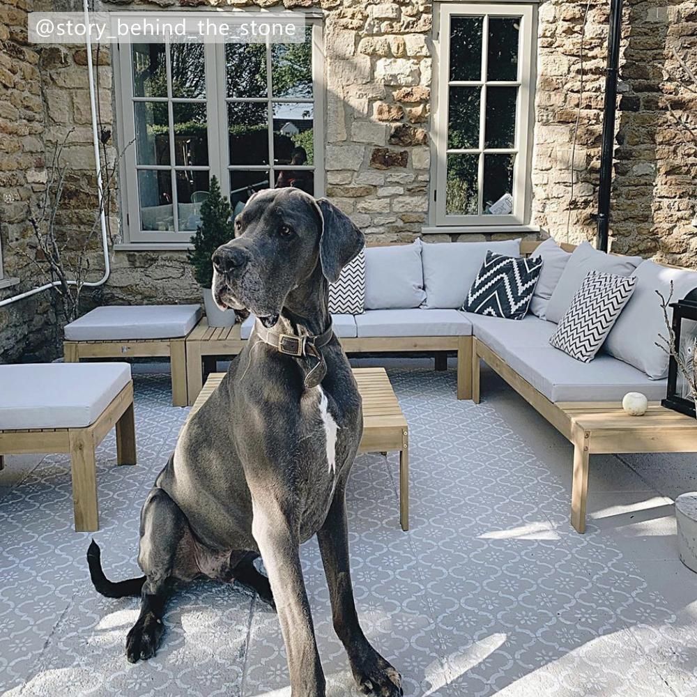 JANNAH Faux-Tile Stencil - Dizzy Duck Designs