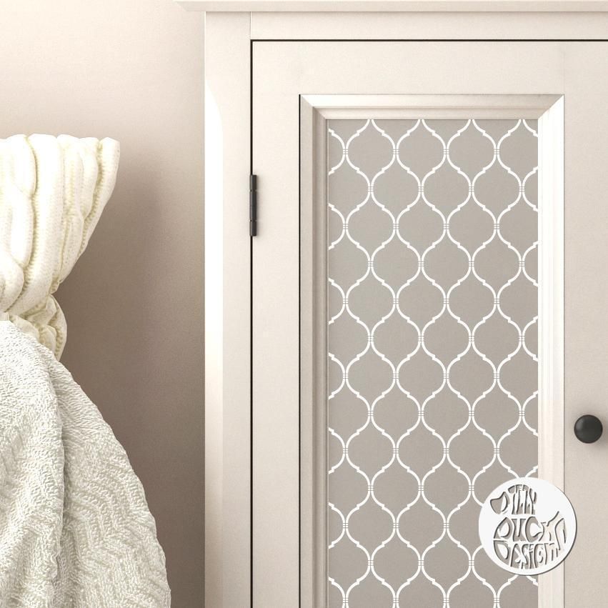 JASMINE TRELLIS Furniture Stencil - Dizzy Duck Designs