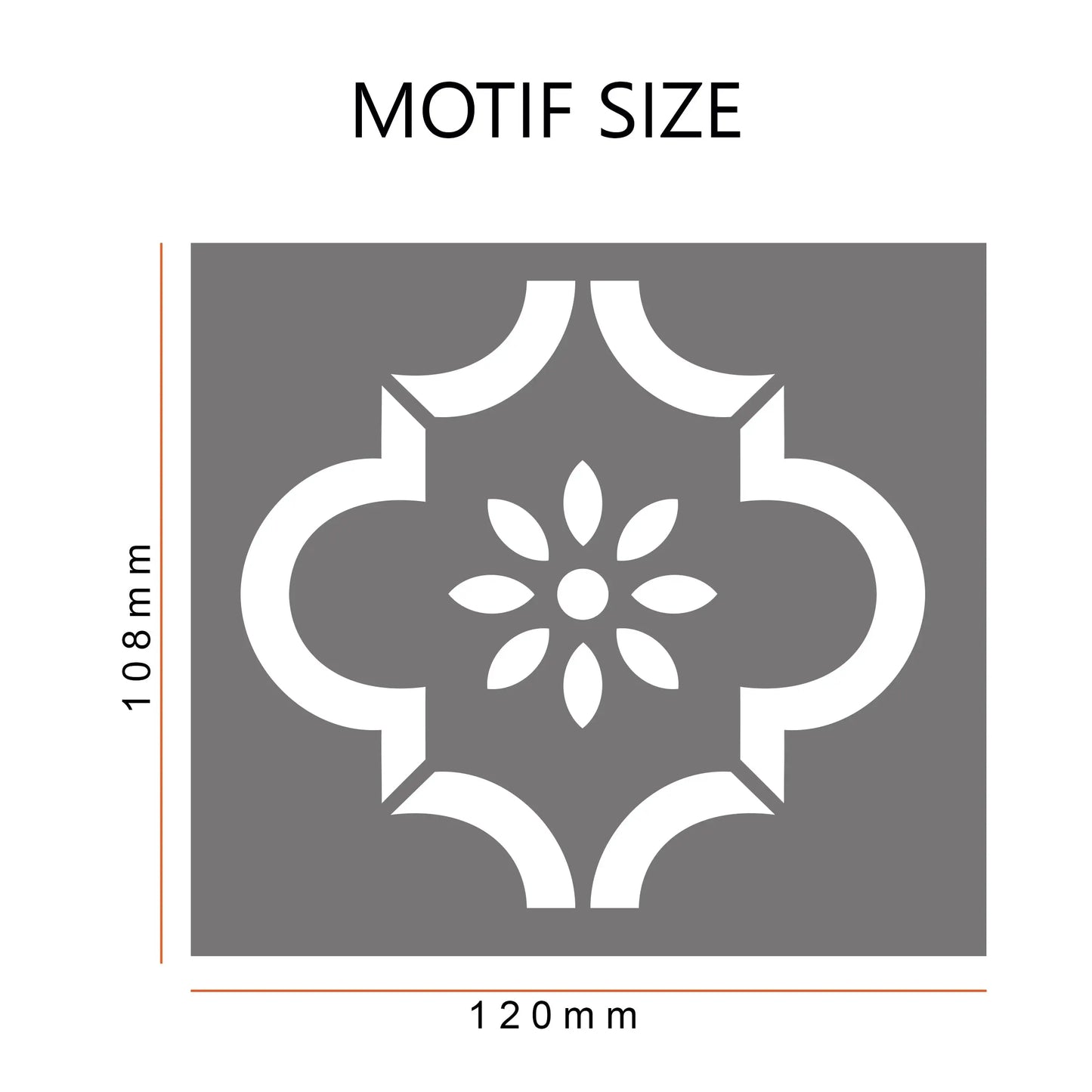 Jannah Frosted Window Privacy Border - Dizzy Duck Designs