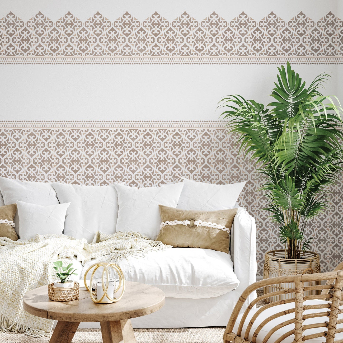 KARACHI Wall Stencil - Dizzy Duck Designs