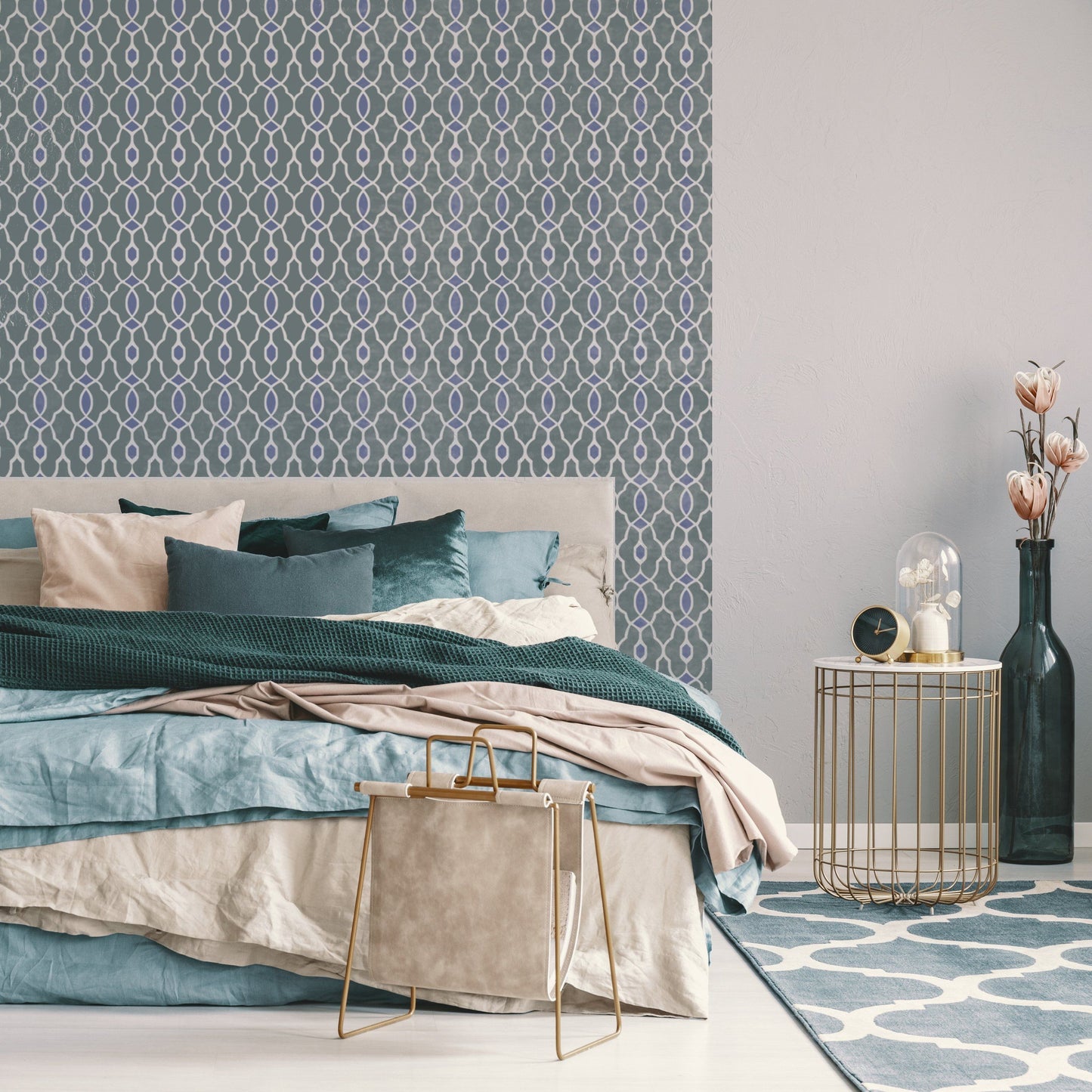 KASBAH Wall Stencil - Dizzy Duck Designs