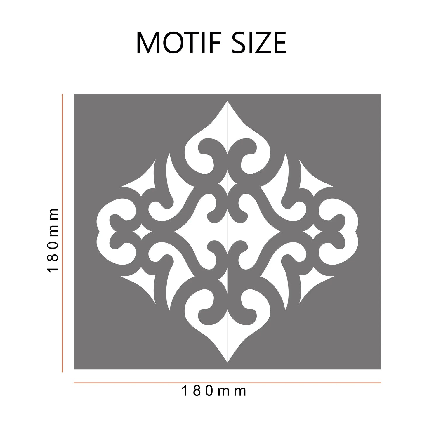 Karachi Frosted Window Privacy Border - Dizzy Duck Designs