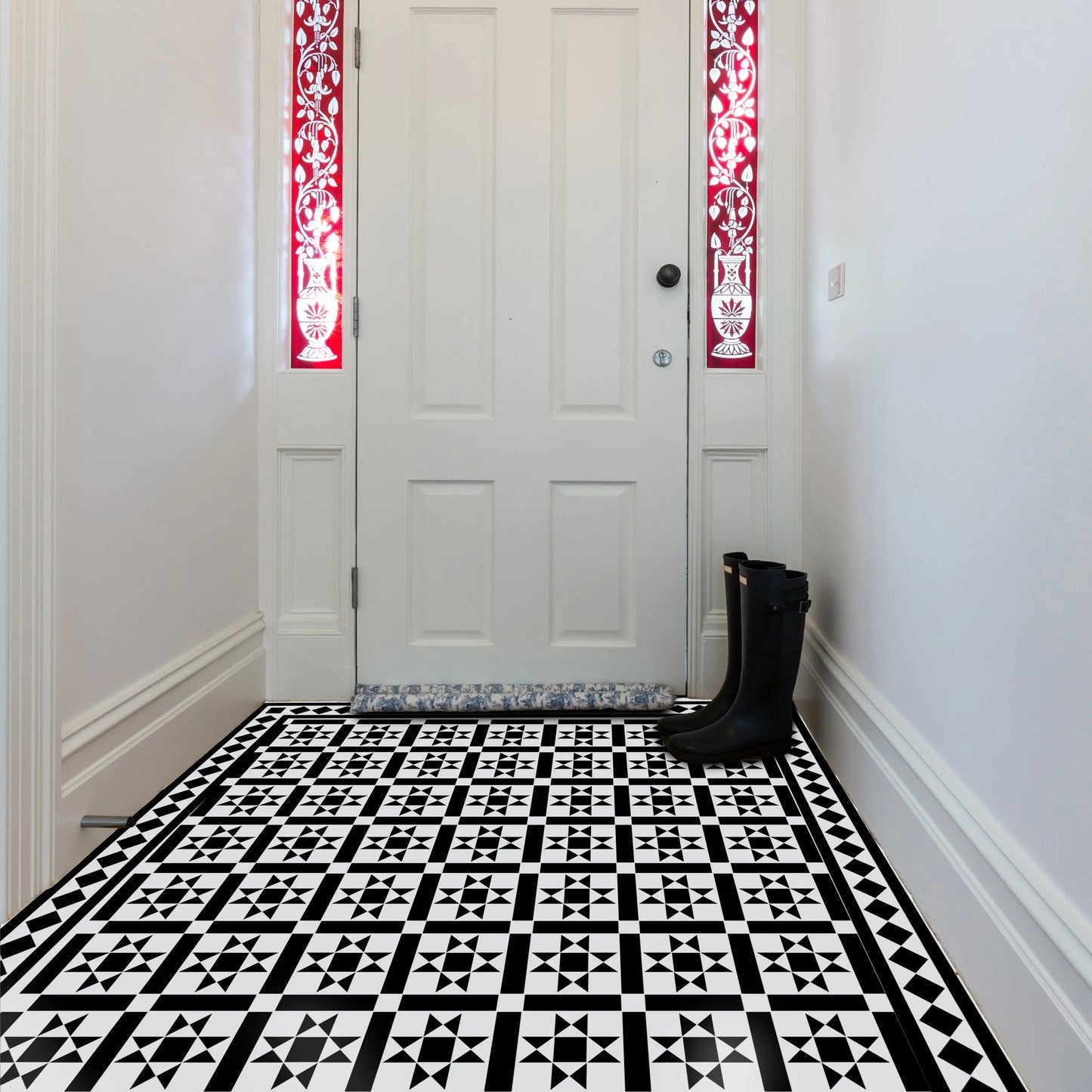 Kensington Faux-Tile Stencil - Dizzy Duck Designs