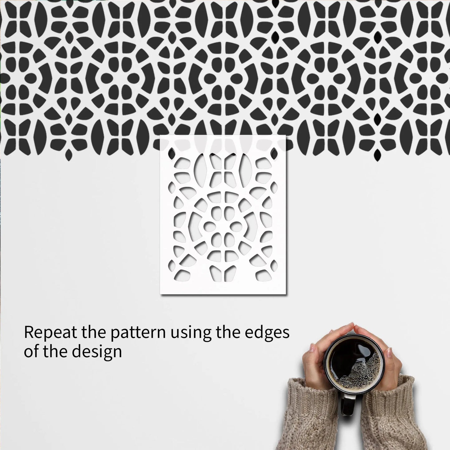 MALAWI Furniture Stencil - Dizzy Duck Designs