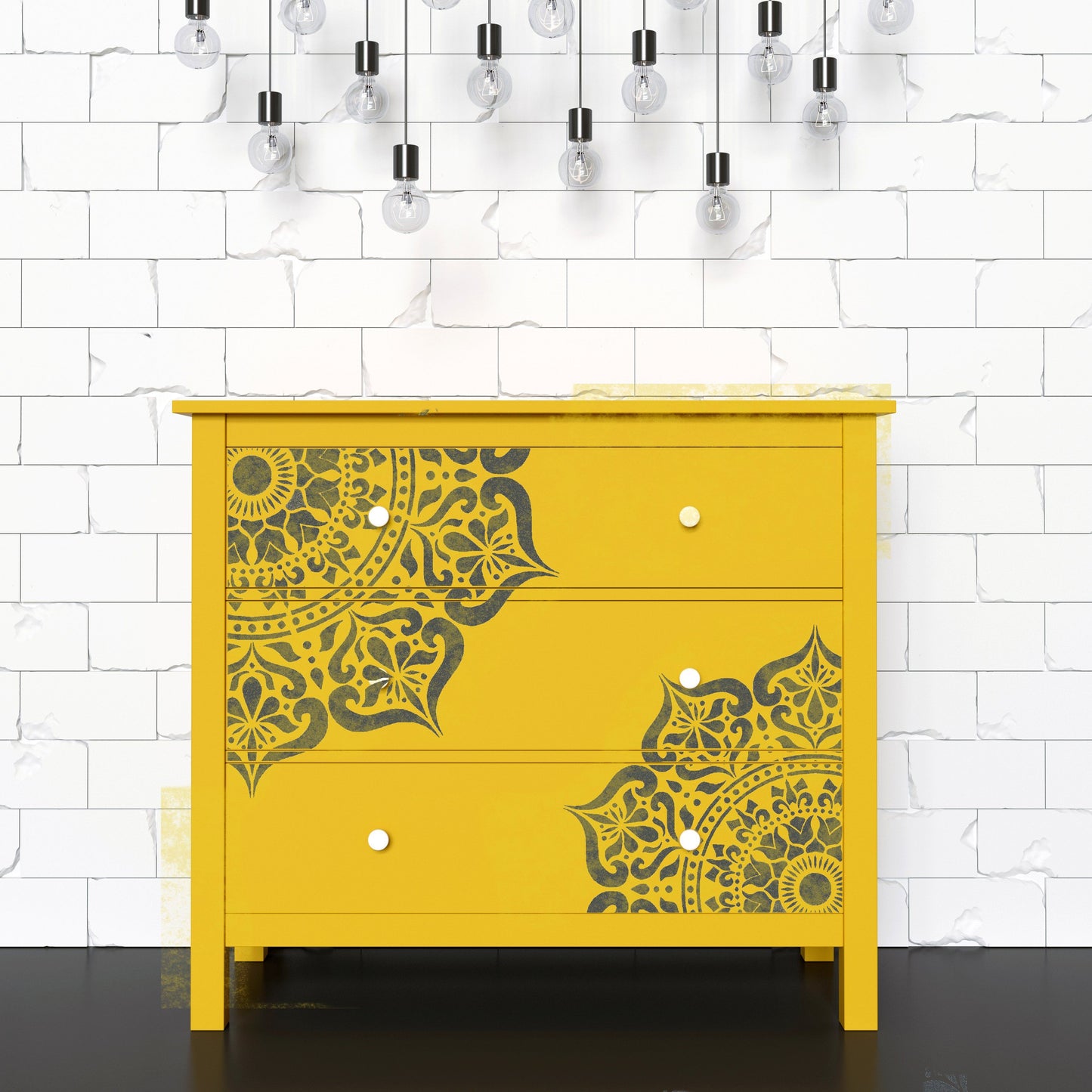 MANALI Mandala Stencil - Dizzy Duck Designs