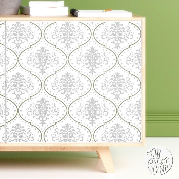 MARJAH Furniture Stencil - Dizzy Duck Designs