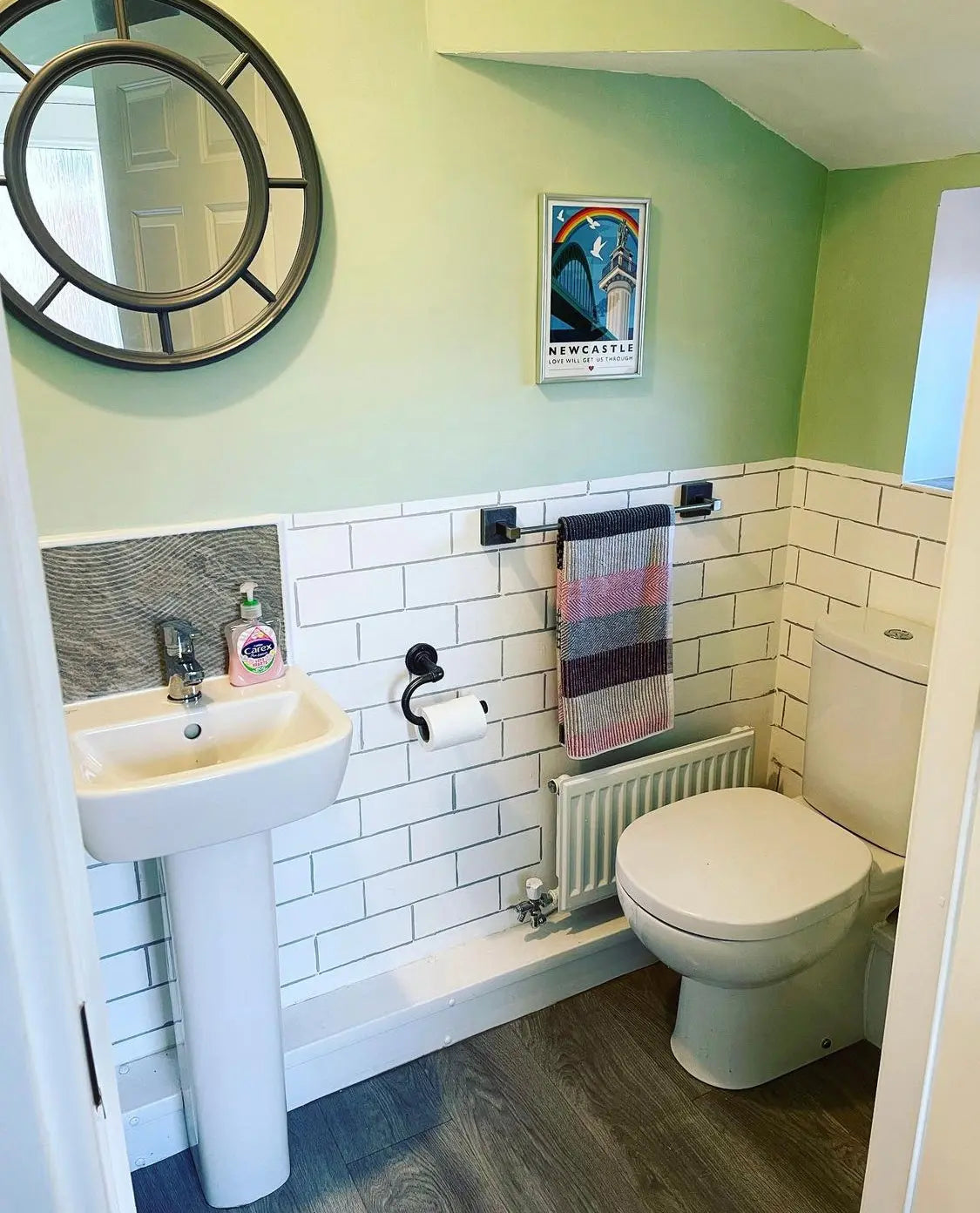 METRO Faux-Tile Stencil - Dizzy Duck Designs