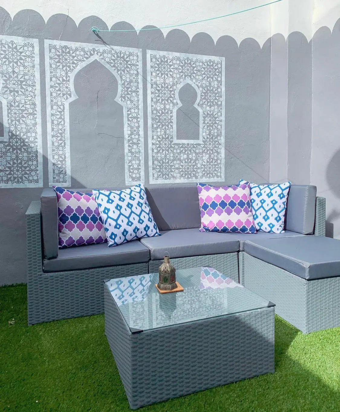 MOROCCAN WALL PANEL Stencil - Dizzy Duck Designs