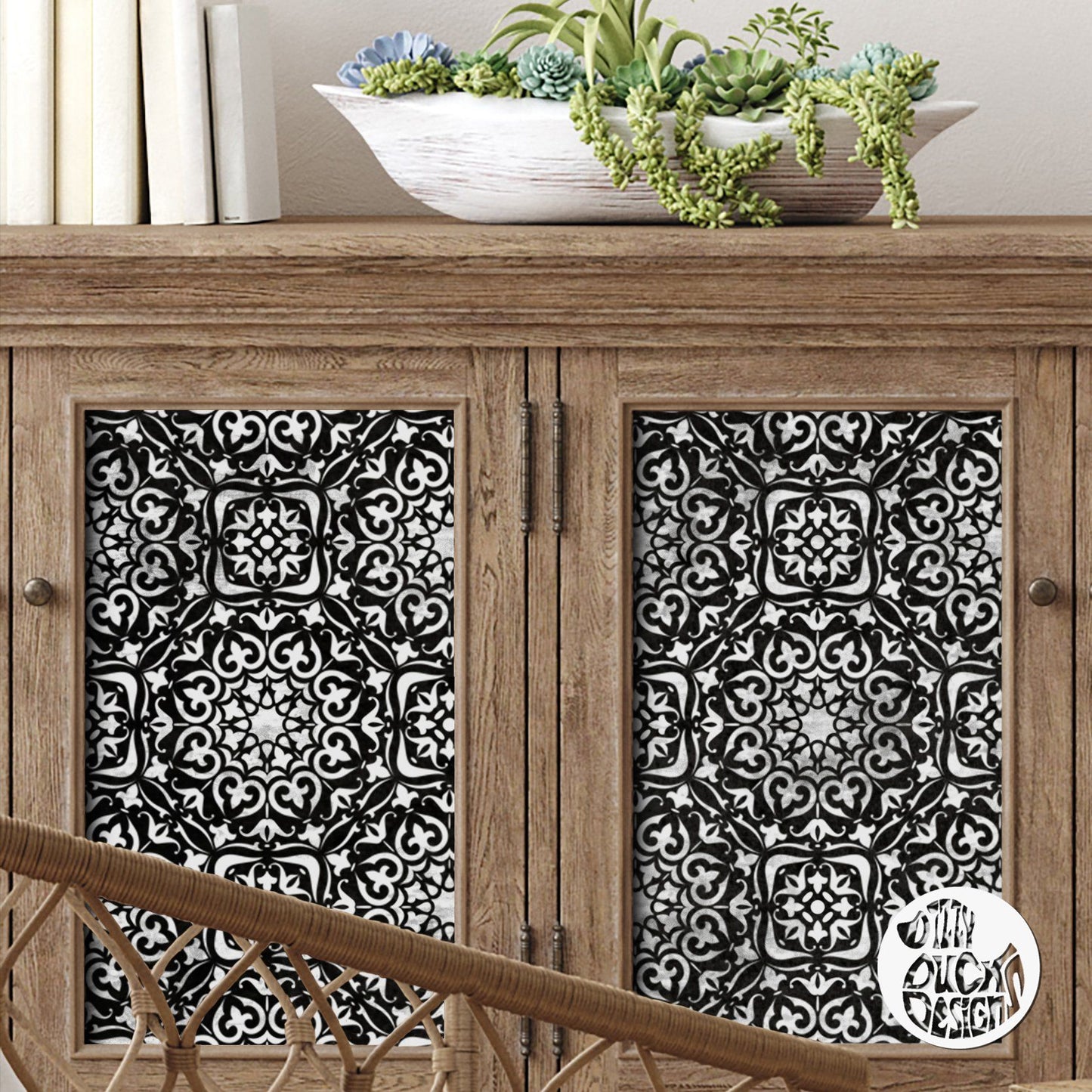 MYSURU Furniture Stencil - Dizzy Duck Designs