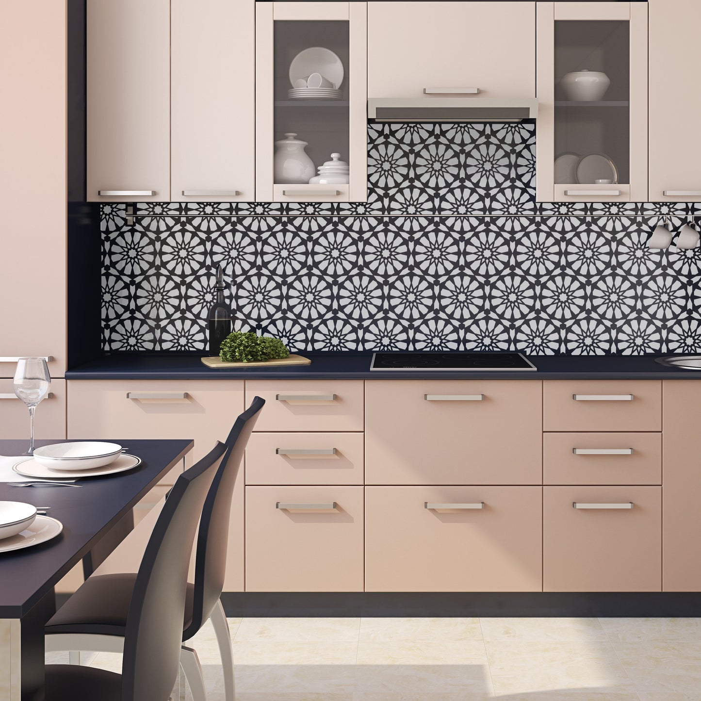 NADOR Faux-Tile Stencil - Dizzy Duck Designs