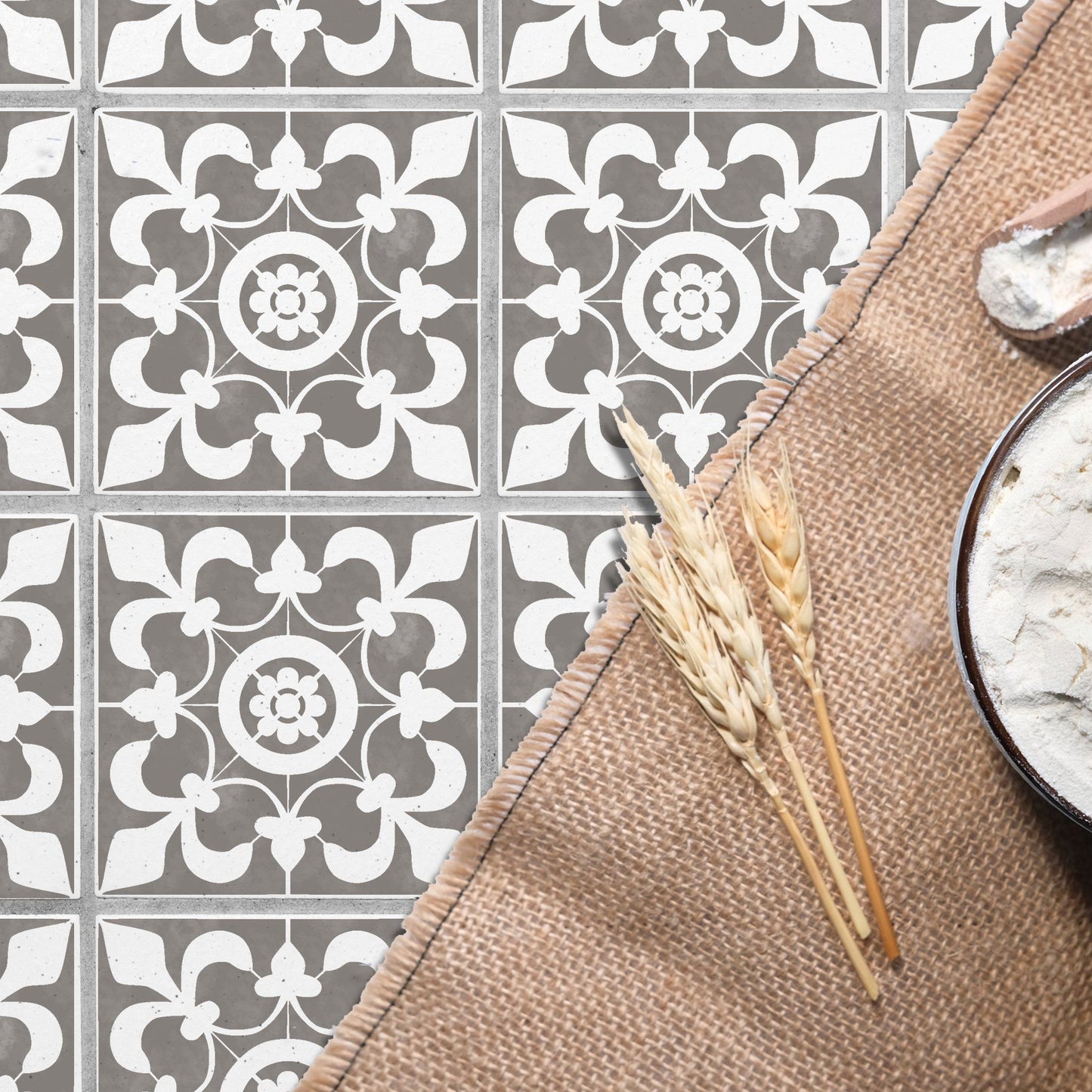 Oxford Tile Stencil - Dizzy Duck Designs