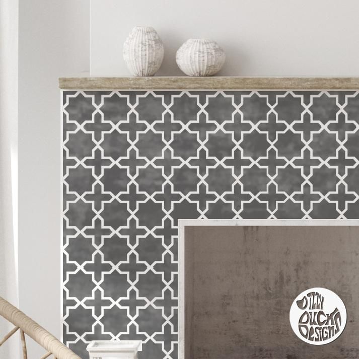RABAT Furniture Stencil - Dizzy Duck Designs