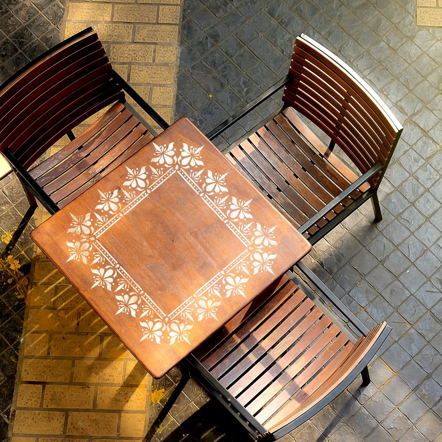 SAGAR Border Stencil - Dizzy Duck Designs