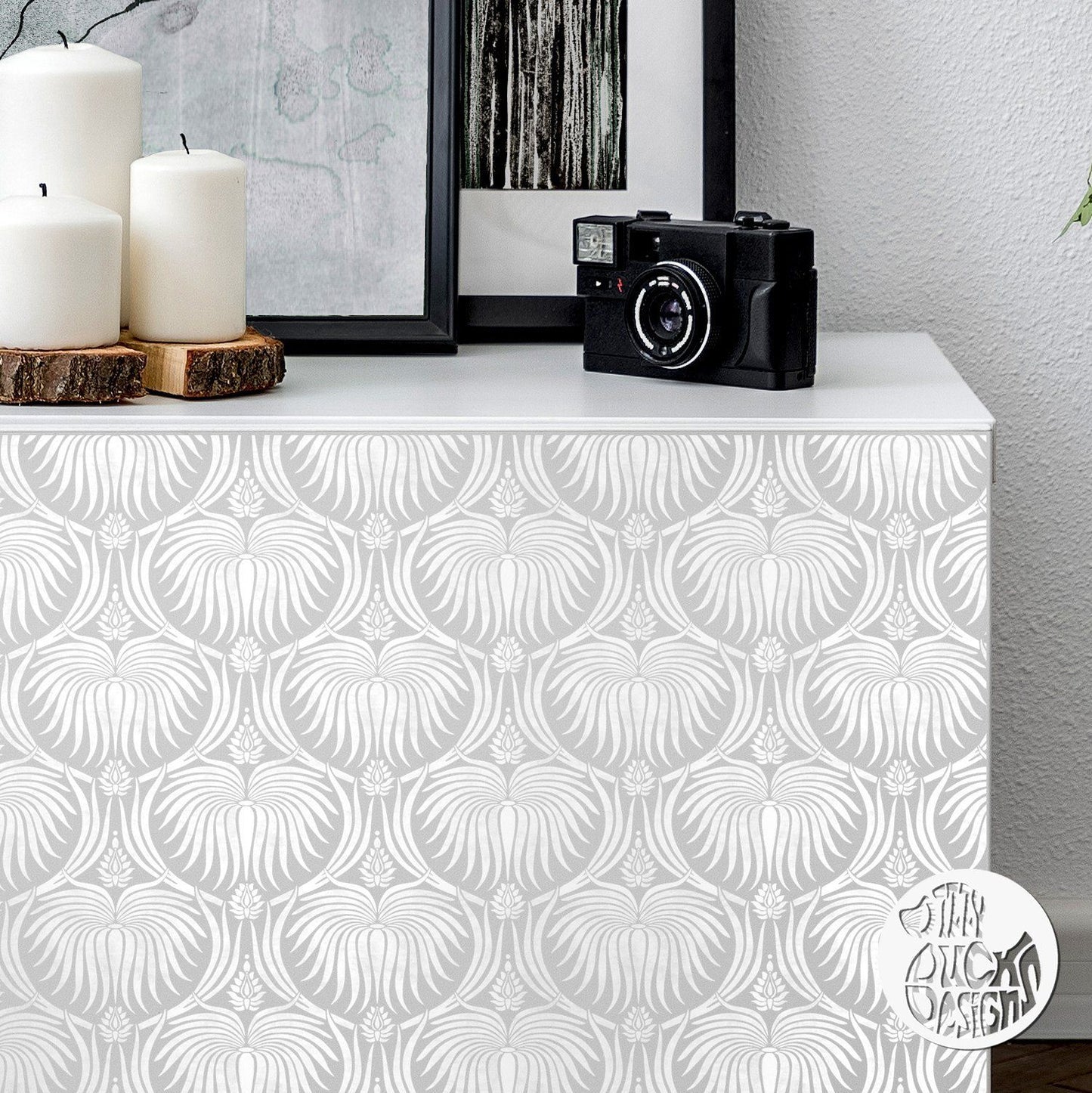 SAVEH Furniture Stencil - Dizzy Duck Designs