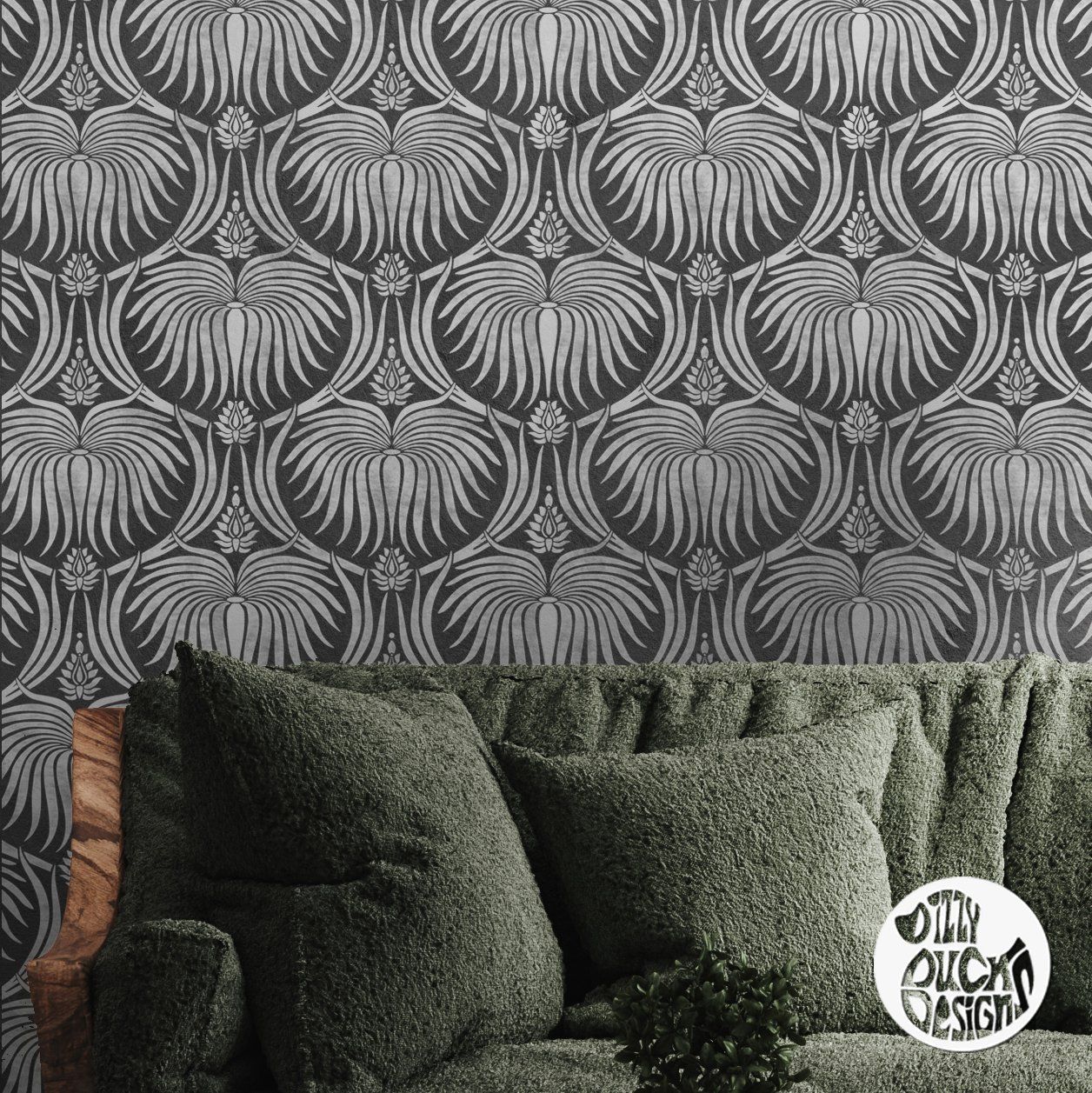 SAVEH Wall Stencil - Dizzy Duck Designs