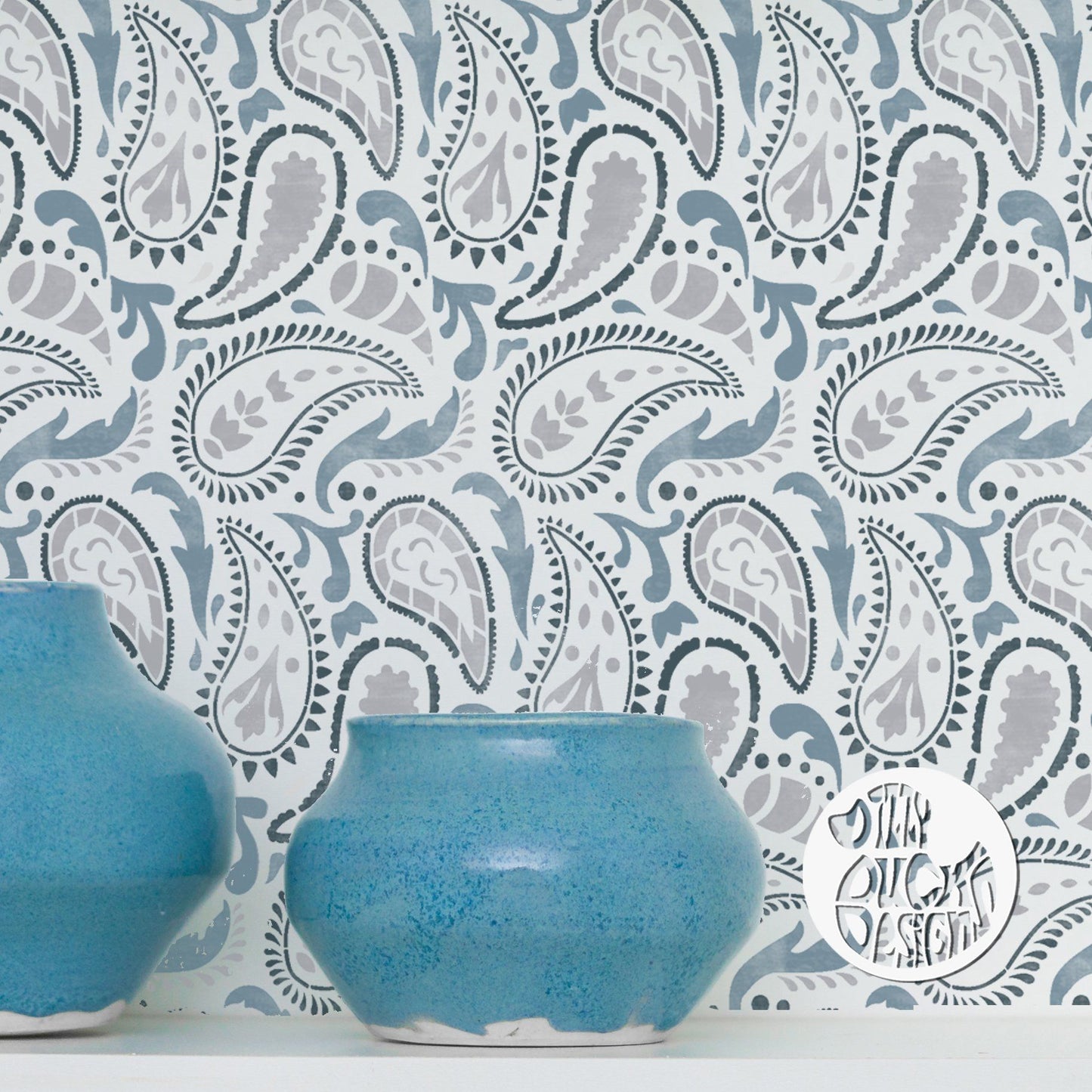 TAJ MAHAL Furniture Stencil - Dizzy Duck Designs