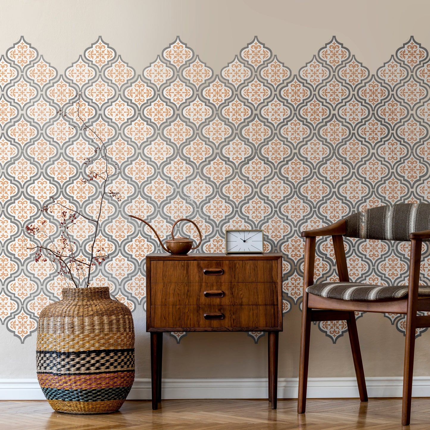 TEMARA Wall Stencil - Dizzy Duck Designs