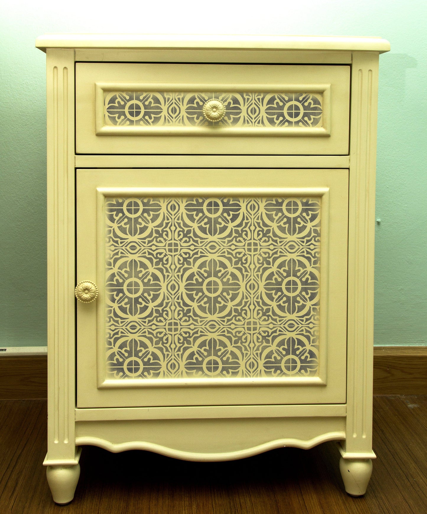 Tavira Faux-Tile Stencil - Dizzy Duck Designs