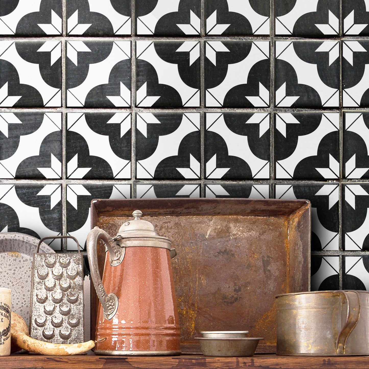 Warwick Tile Stencil - Dizzy Duck Designs