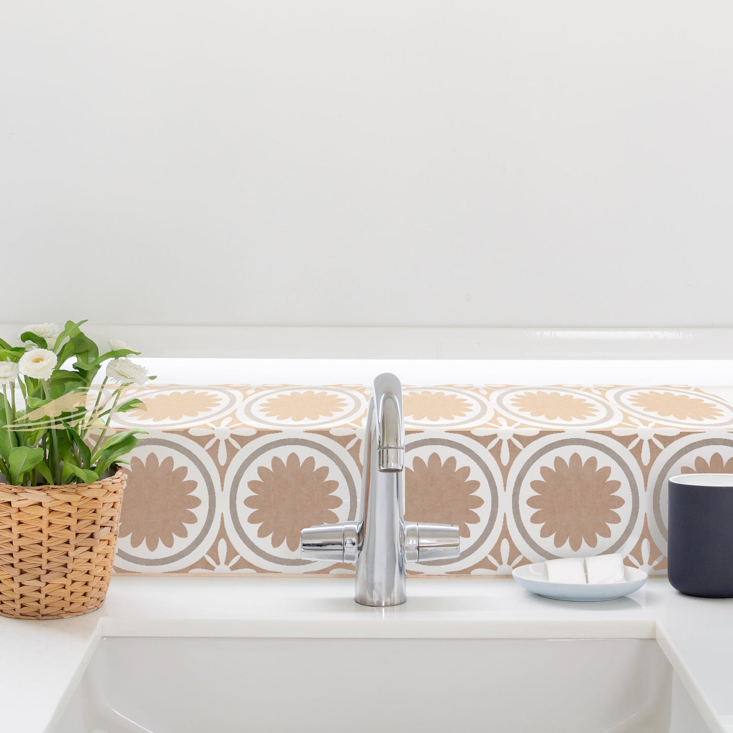 Woodstock Faux-Tile Stencil - Dizzy Duck Designs