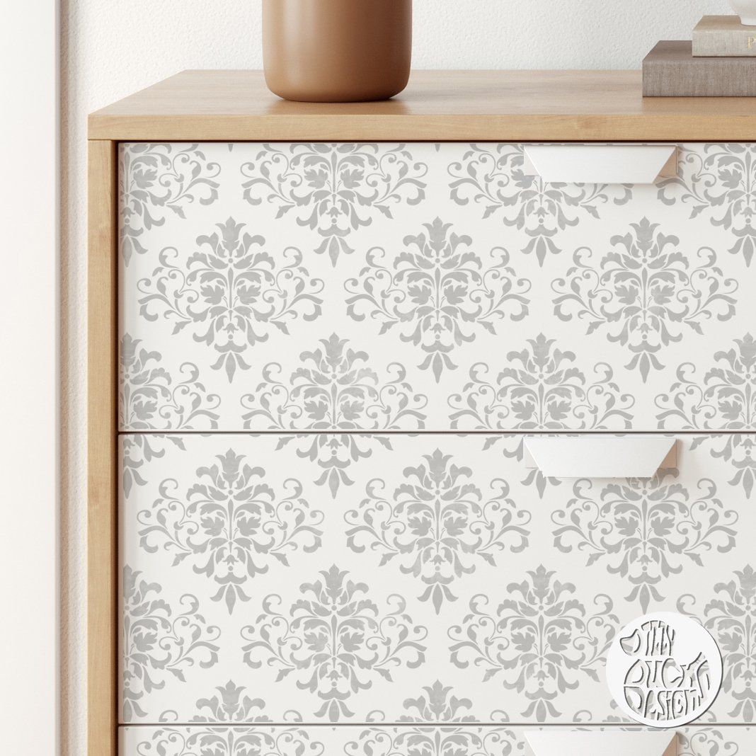 ZAHEDAN Furniture Stencil - Dizzy Duck Designs
