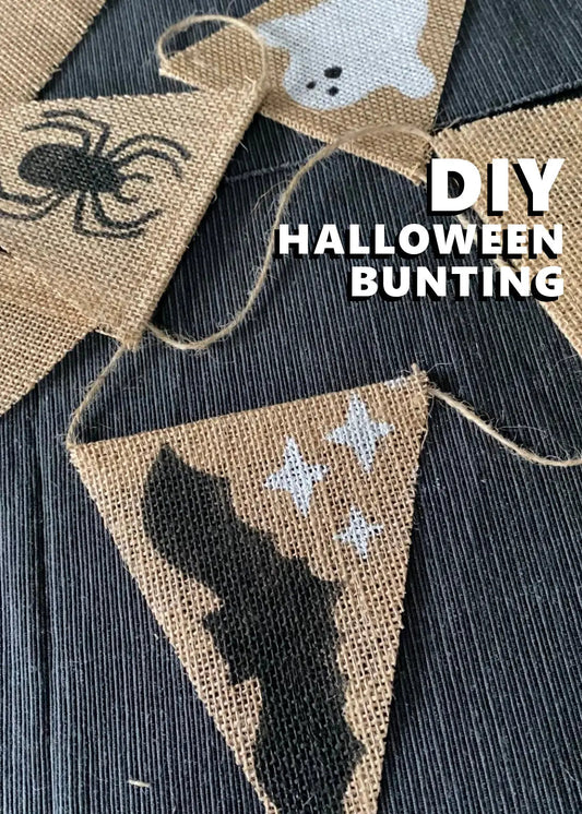 DIY Halloween Bunting - Dizzy Duck Designs