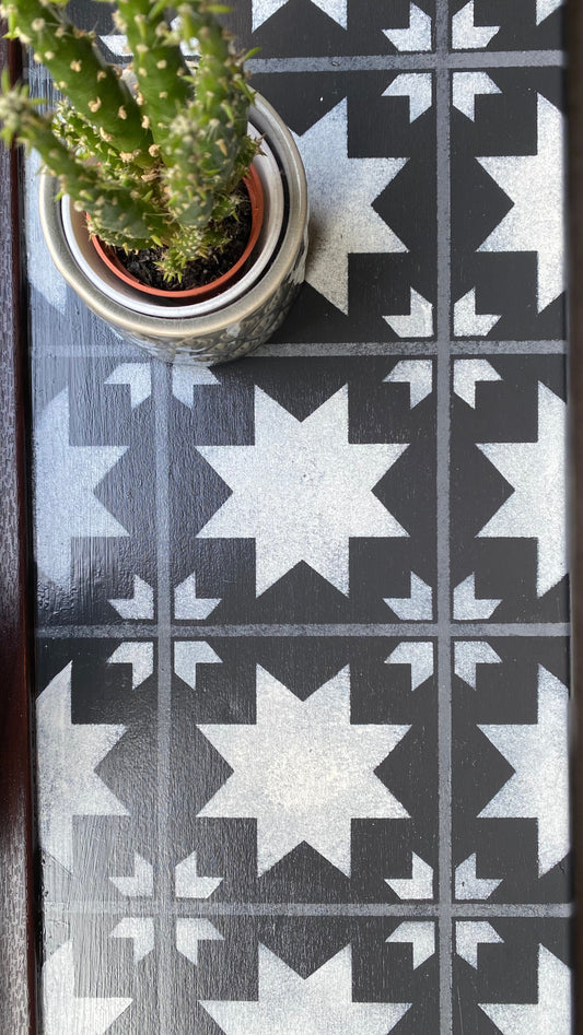Jasmin's Faux Tile Windowsill - Dizzy Duck Designs