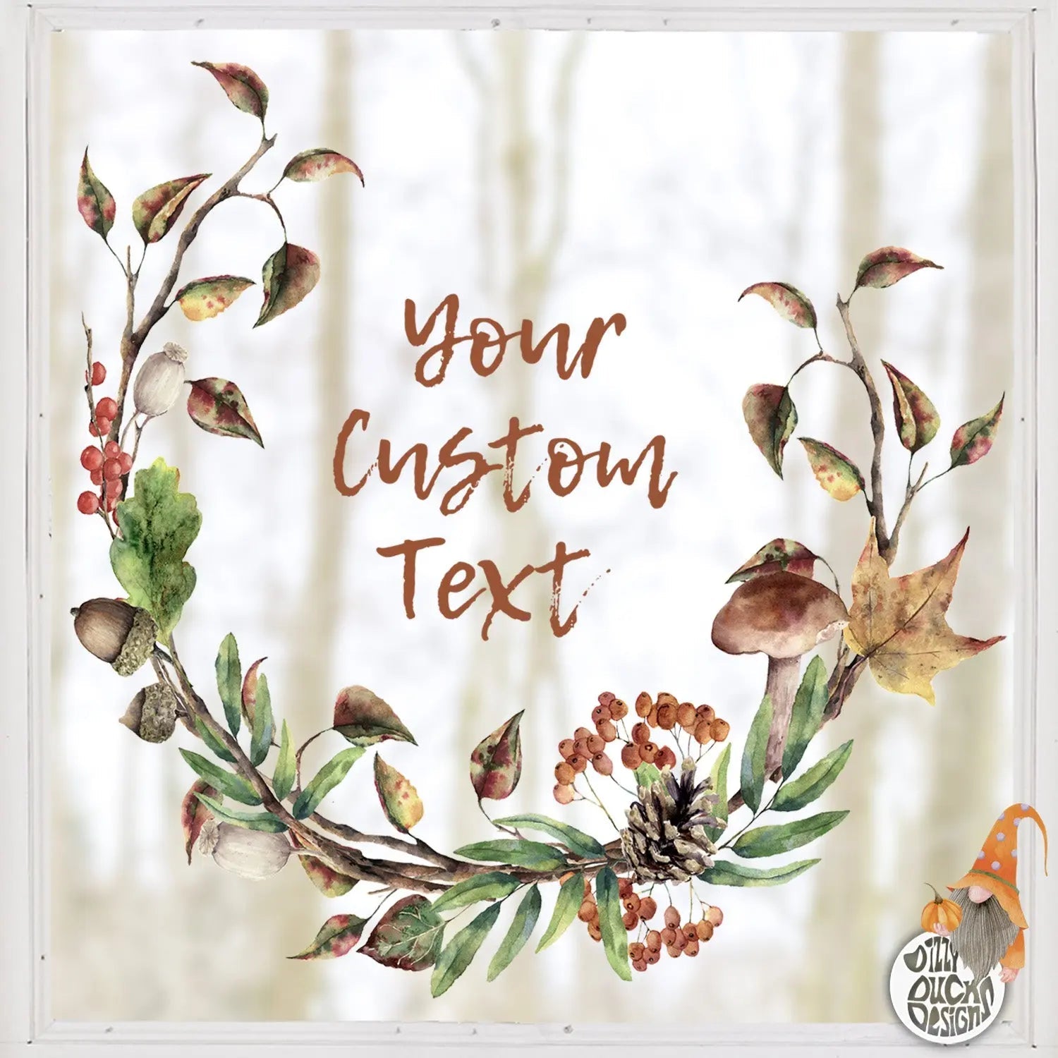 WINDOW FILM | Autumn | Wreaths